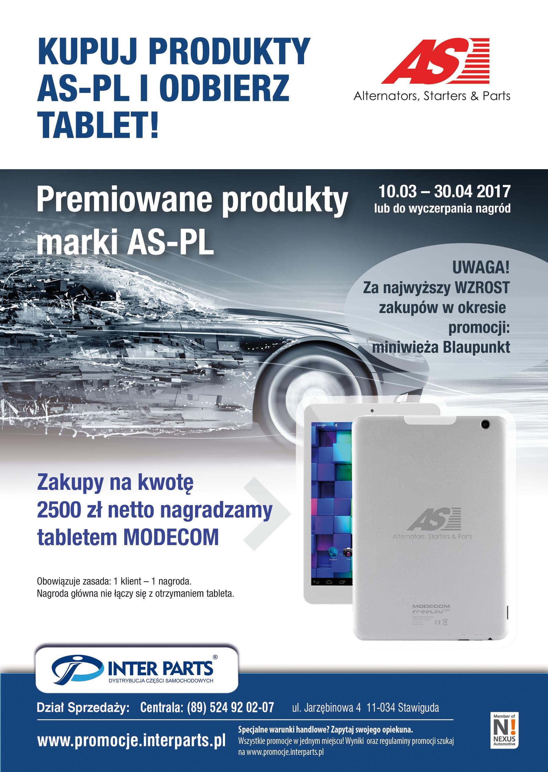 Ulotka promocyjna produktów AS-PL