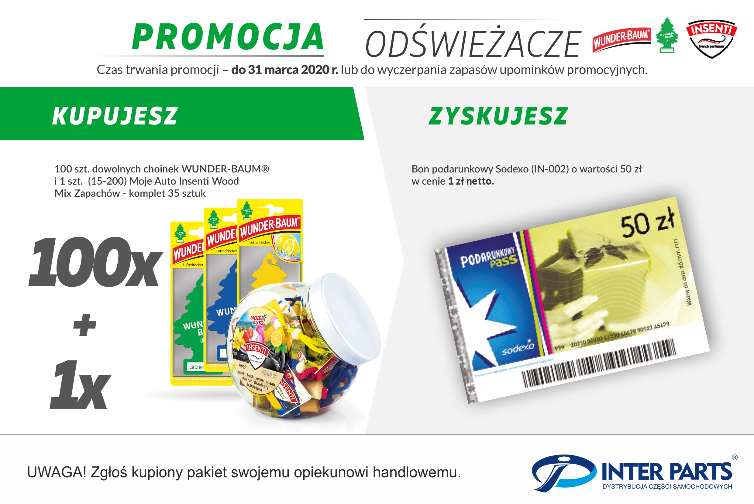 Promocja zapachów Wunder- Baum