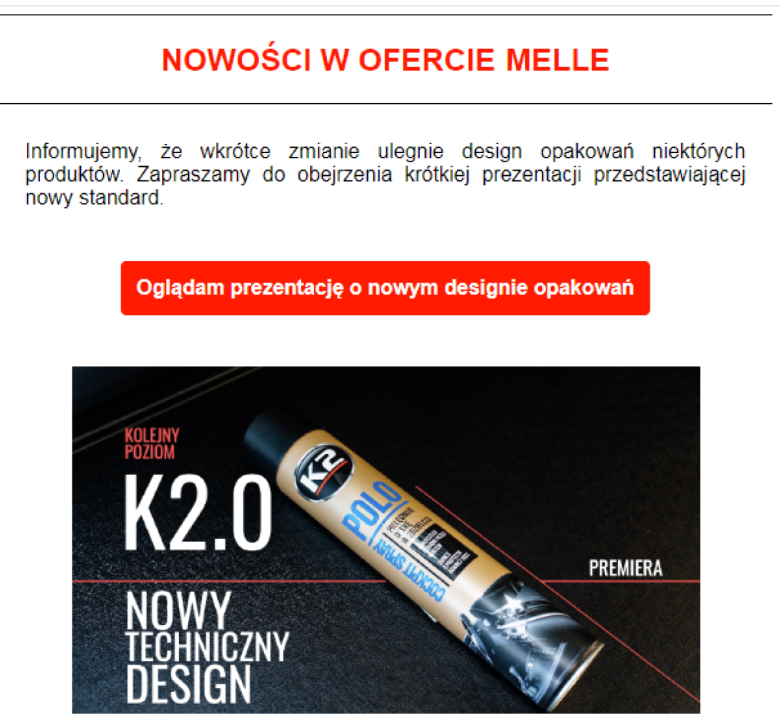 Nowości w ofercie Melle